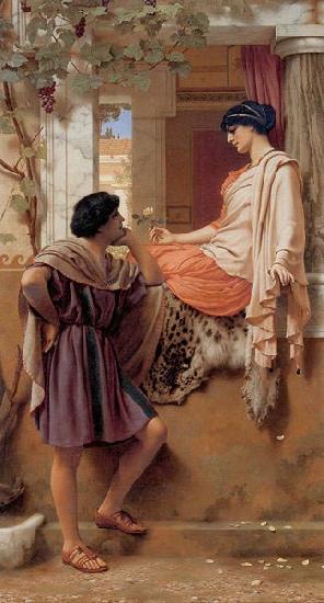 John William Godward The Old, Old Story